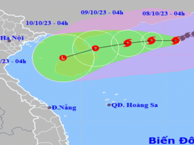 Tin tức trong ngày - Bão số 4 giật cấp 16, sóng biển cao 9 m, Bắc Bộ mưa lớn