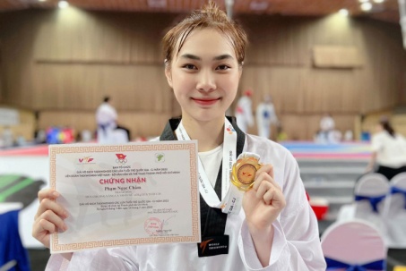 Nữ võ sĩ xứ Mường của đoàn thể thao Việt Nam "gây sốt" tại Asiad 2023 vì quá xinh
