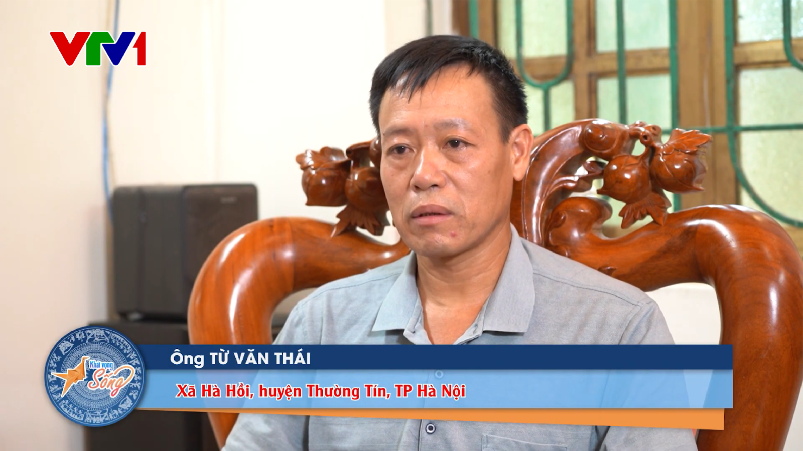 Chú Từ Văn Thái chia sẻ trong chương trình “Khát vọng sống” trên VTV1