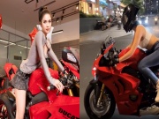 Thế giới xe - Cận cảnh “quỷ đỏ” Ducati Panigale V4 S mà Ngọc Trinh từng cầm cương