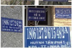 Chính phủ yêu cầu thống nhất cách đánh số nhà