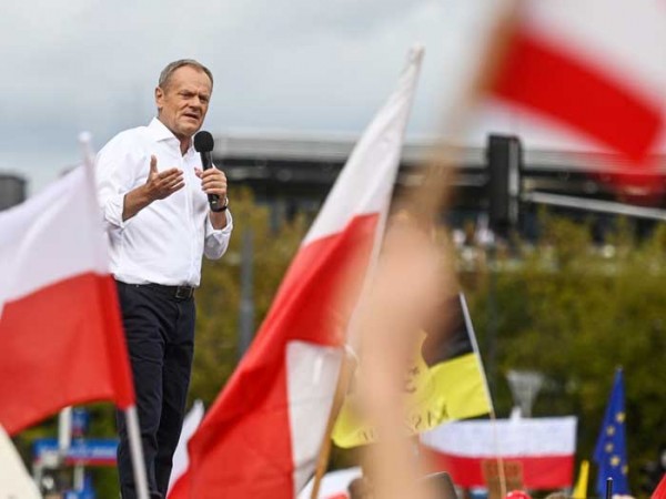 Ông Donald Tusk hi vọng vào một "cú đảo chiều" trong cuộc tổng tuyển cử ngày 15/10 tới. Ảnh: GettyImages