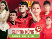 Bóng đá - Báo Hàn Quốc hé lộ khả năng Son Heung Min gặp ĐT Việt Nam, Rooney đấu cựu sao MU (Clip tin nóng Bóng đá 24H)