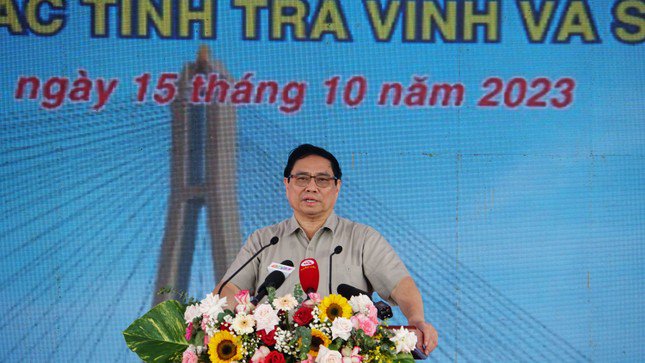 Khởi công dự án cầu 8.000 tỷ đồng nối Trà Vinh - Sóc Trăng - 2