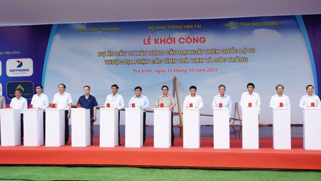 Khởi công dự án cầu 8.000 tỷ đồng nối Trà Vinh - Sóc Trăng - 3