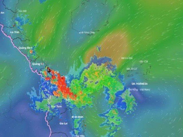 Vùng áp thấp có thể mạnh lên thành áp thấp nhiệt đới, đổ bộ miền Trung