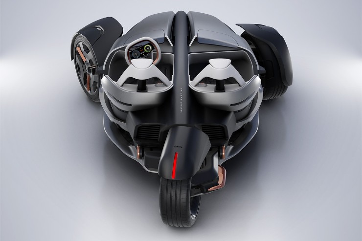 Mô tô điện Yamaha Tricera thiết kế 3 bánh cực ngầu sắp ra mắt