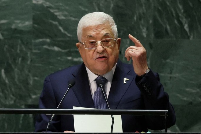 Tổng thống Palestine Mahmoud Abbas. Ảnh: Reuters