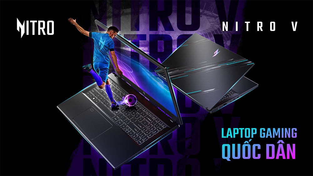 Acer Nitro V: Phiên bản laptop gaming quốc dân mới nhất với CPU Intel Gen 13, GPU RTX 4050 - 1