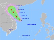 Áp thấp nhiệt đới đang ngược ra Bắc bộ, có khả năng mạnh lên thành bão