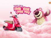 Thế giới xe - Gấu Dâu Disney Lotso hợp tác với Yadea ra mắt xe máy điện chính hãng