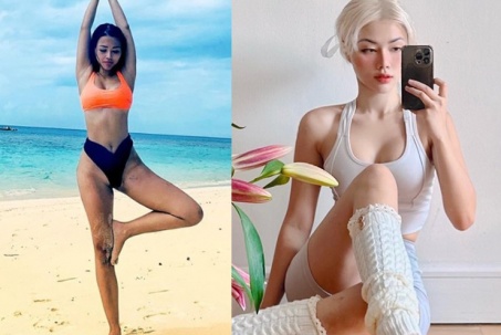 Người đẹp Lilly Võ 3 vòng nóng bỏng với bài tập thể thao, từng tập yoga 12 tiếng/ngày