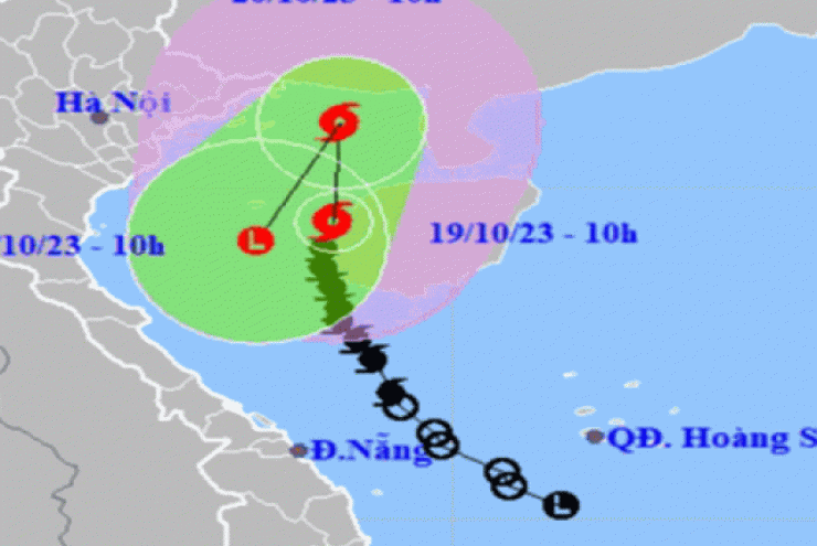 Chuyển hướng đột ngột, bão số 5 có đổ bộ vào đất liền?