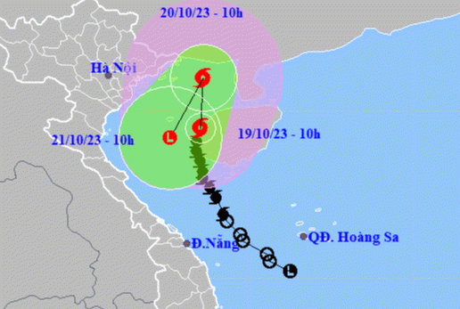 Chuyển hướng đột ngột, bão số 5 có đổ bộ vào đất liền? - 1