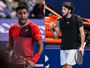 Thể thao - Nóng rực tennis: &quot;Hoàng tử&quot; Tsitsipas thua sốc sau 2 set, Bublik giành vé chung kết