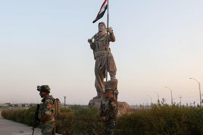 Lực lượng an ninh Iraq. Ảnh: Reuters