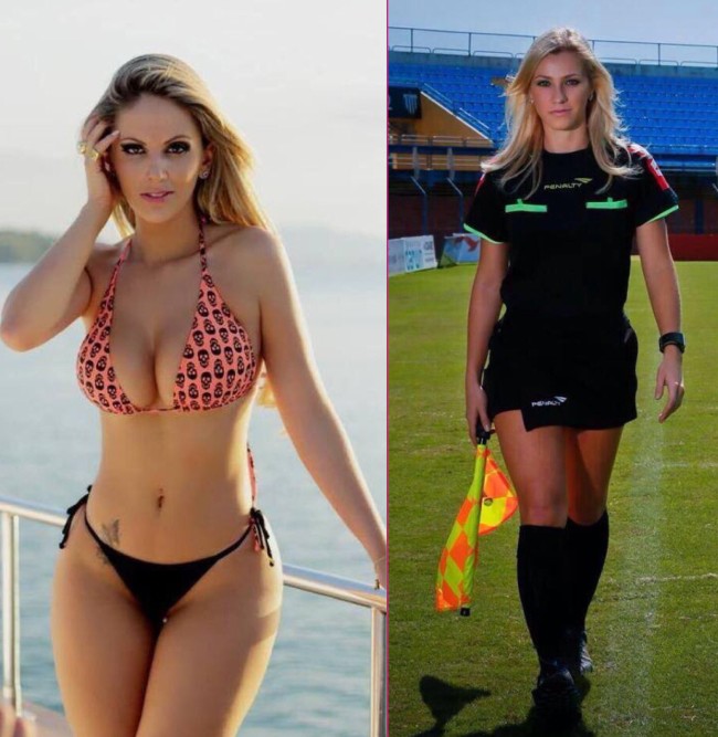 1. Fernanda Colombo Uliana (Brazil), trọng tài môn bóng đá.
