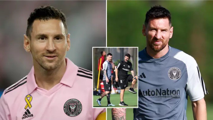 Messi rủ vợ con 