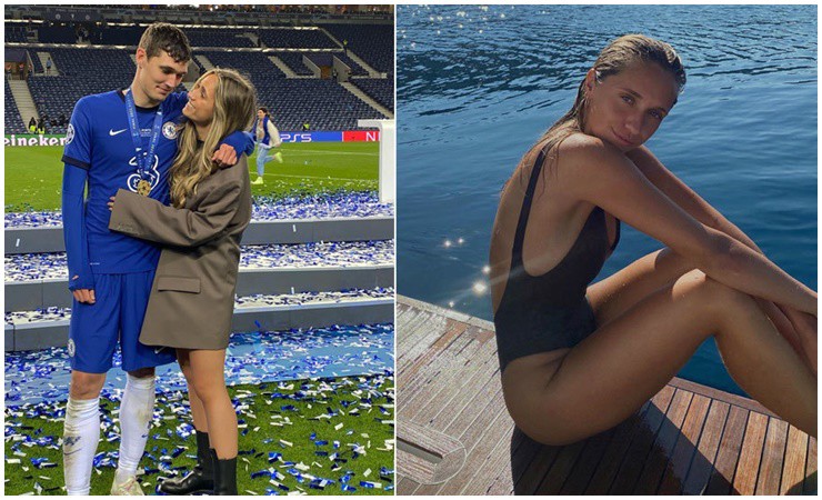 Người đẹp Đan Mạch Katrine Friis là &#34;nửa kia&#34; của cầu thủ Andreas Christensen.
