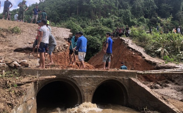 Lực lượng chức năng đã khẩn trương khắc phục, sửa chữa.&nbsp;