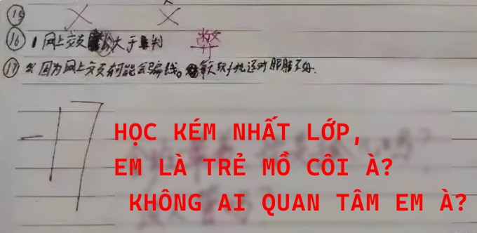 Tranh cãi lời phê của cô giáo chủ nhiệm với học sinh 