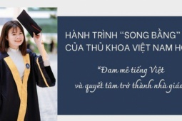 Hành trình song bằng của thủ khoa Việt Nam học: 'Đam mê tiếng Việt và quyết tâm trở thành nhà giáo'