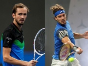 Thể thao - Medvedev hóa giải &quot;tiểu Federer&quot;, Tsitsipas đôi công trên lưới nghẹt thở