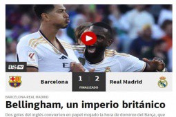 Bellingham hạ gục Barca, báo thân Real Madrid tôn xưng siêu sao là một “đế chế”