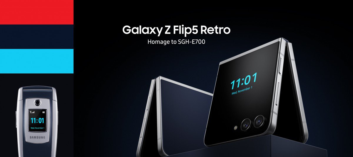 Galaxy Z Flip 5 Retro.