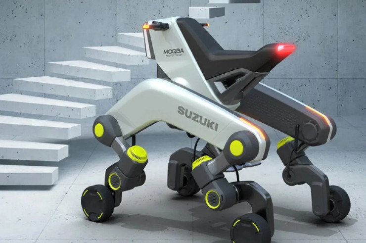 Suzuki giới thiệu xe điện có thể leo cầu thang - 3