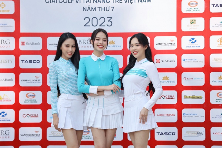 Top 3 Hoa hậu Việt Nam 2022 khoe sắc tại Tiền Phong Golf Championship - 5