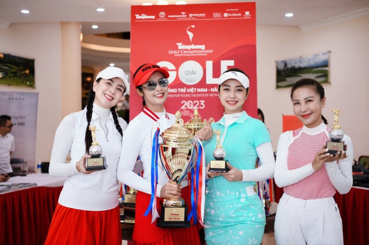 Top 3 Hoa hậu Việt Nam 2022 khoe sắc tại Tiền Phong Golf Championship - 12