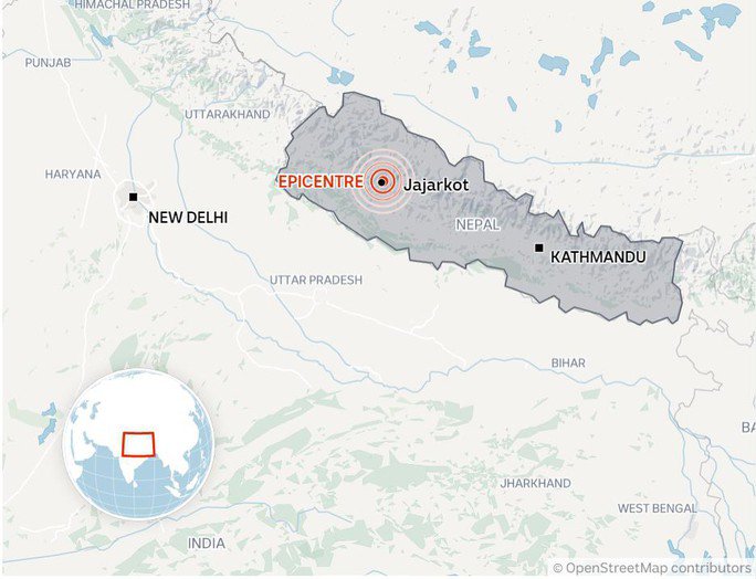 Động đất mạnh ở Nepal, tâm chấn bị bít lối - 1