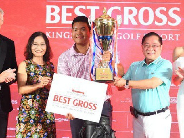 Golfer 16 tuổi Nguyễn Đức Sơn vô địch Tiền Phong Golf Championship năm 2023