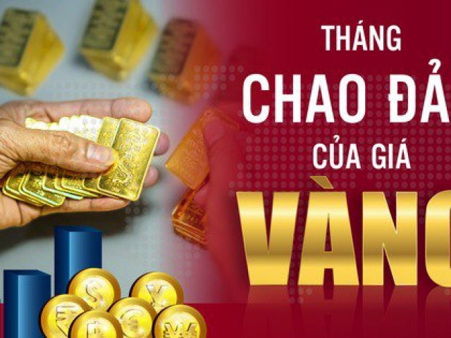 Tháng chao đảo của giá vàng