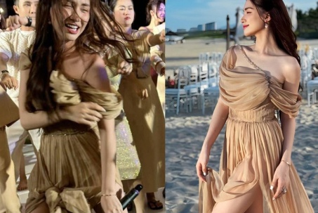 Hòa Minzy đi ăn cưới, hình ảnh "gây sốt" mạng xã hội liên quan tới một sao nam