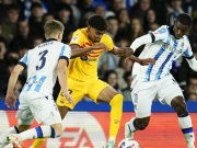 Bóng đá - Video bóng đá Real Sociedad - Barcelona: Bàn thua muộn phút 90+2 (La Liga)