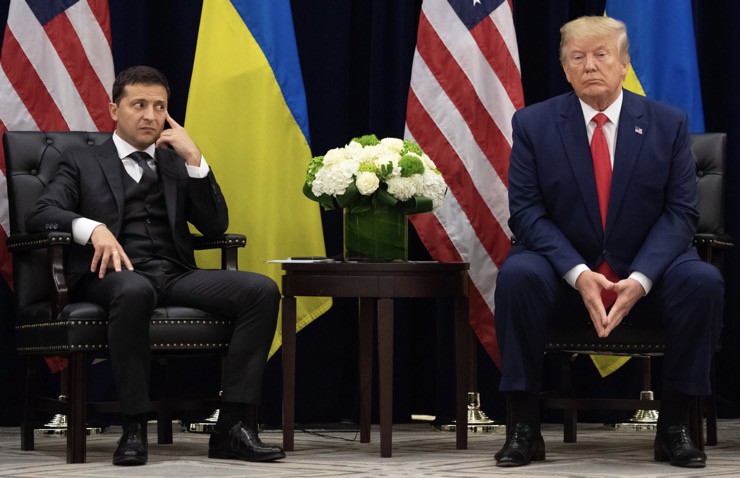 Ông Zelensky từng gặp ông Trump ở New York, Mỹ năm 2019.