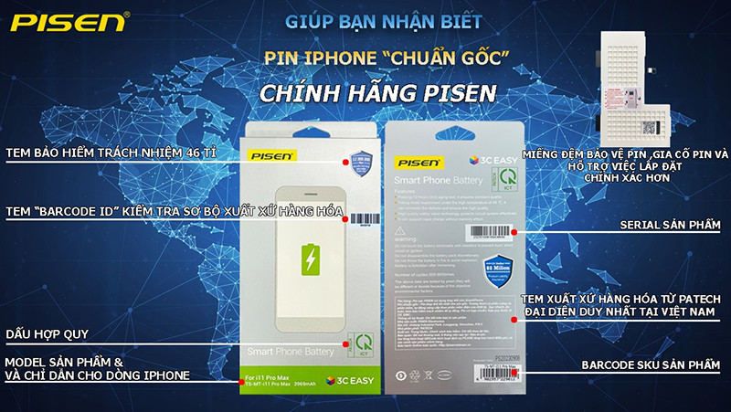 PISEN ra mắt 3 loại pin dùng cho iPhone thế hệ mới - 6