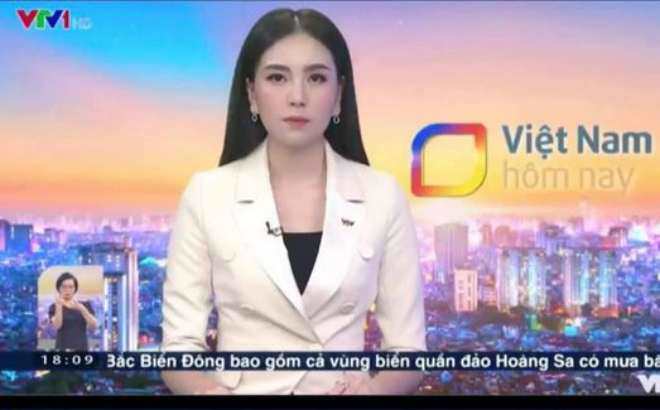 MC Mai Ngọc chia sẻ lại hình ảnh trong ngày gặp sự cố khi dẫn bản tin.