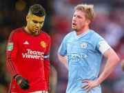 Bóng đá - MU &quot;tống khứ&quot; Casemiro, Man City rao bán De Bruyne chấn động Ngoại hạng Anh