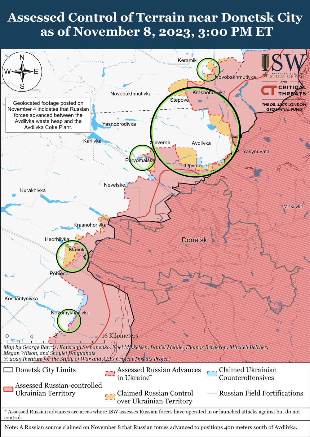 Ukraine: Nga gia tăng sức ép, tấn công mạnh thị trấn Avdiivka từ ba hướng - 2