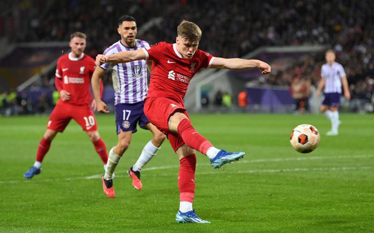 Trực tiếp bóng đá Toulouse - Liverpool: VAR nhập cuộc, "Lữ đoàn đỏ" cay đắng (Hết giờ) - 4