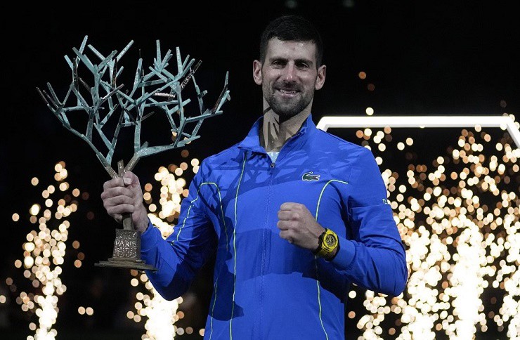 Djokovic vừa vô địch&nbsp;Paris Masters