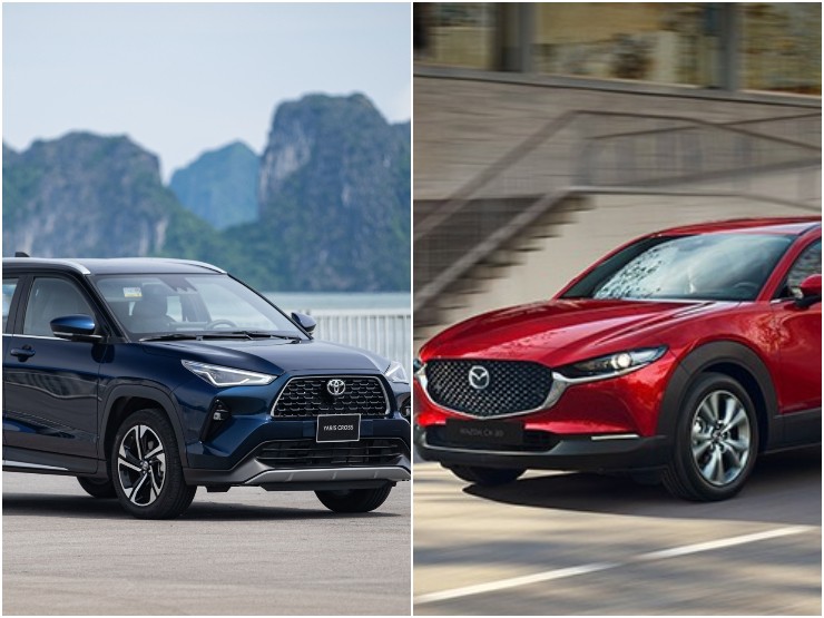 So sánh Toyota Yaris Cross và Mazda CX-30 - 1