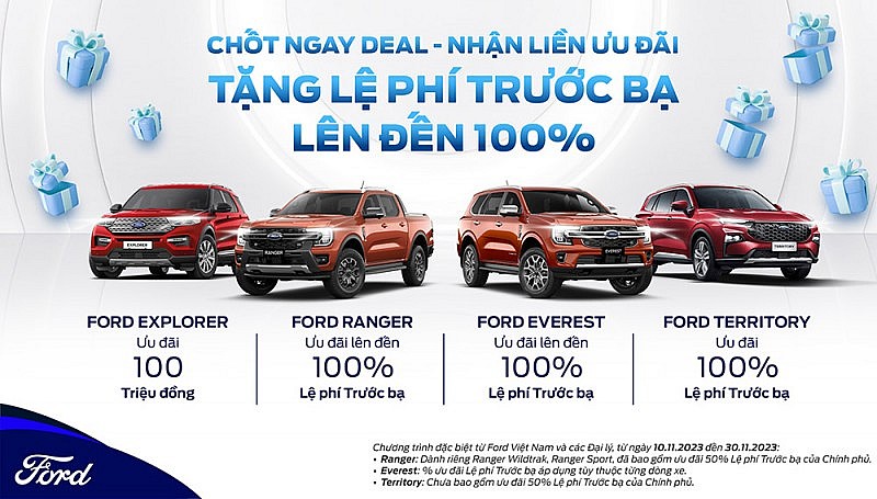 Đại tiệc sale 11.11 tại Mỹ Đình Ford - Mua xe Ford trúng quà to - 2