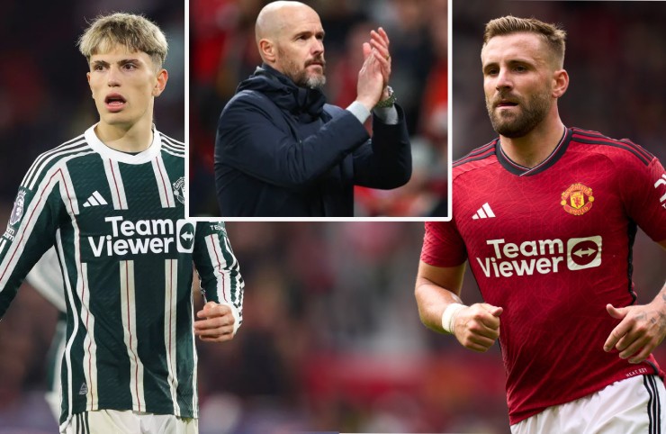 Garnacho, Luke Shaw "thích" những bài viết ủng hộ Ten Hag trên Twitter