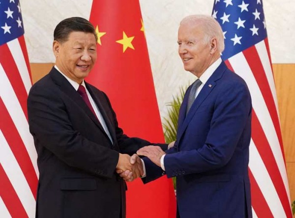 Chủ tịch Trung Quốc Tập Cận Bình và Tổng thống Mỹ Joe Biden.