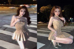 Gái xinh Sài thành 200 nghìn người theo dõi, chuộng váy mini