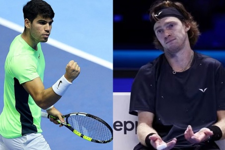 Rublev đổ máu vì đập vợt, "tiểu Nadal" mơ thắng Medvedev ở ATP Finals 2023